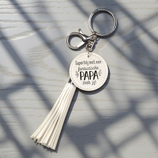 [00122013] TASSEL PAPA SLEUTELHANGER