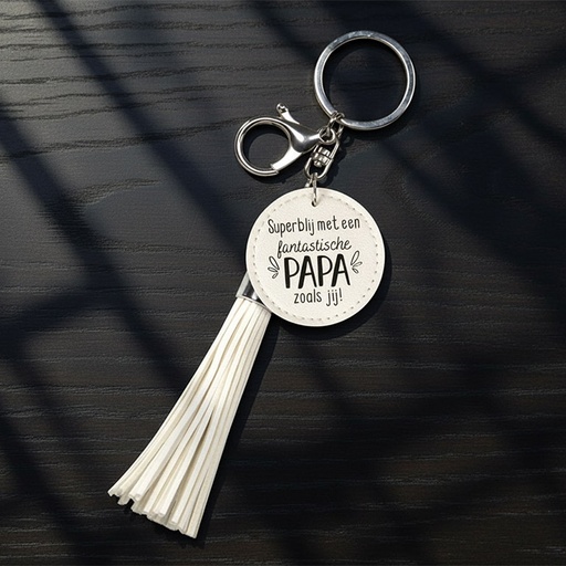 [00122013] TASSEL PAPA SLEUTELHANGER