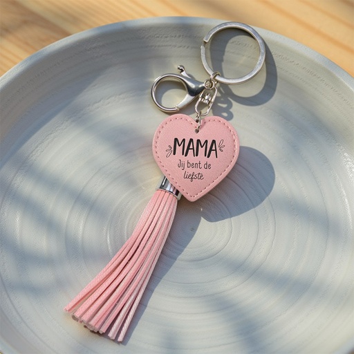 [00122014] TASSEL MAMA JIJ BENT DE LIEFSTE SLEUTELHANGER