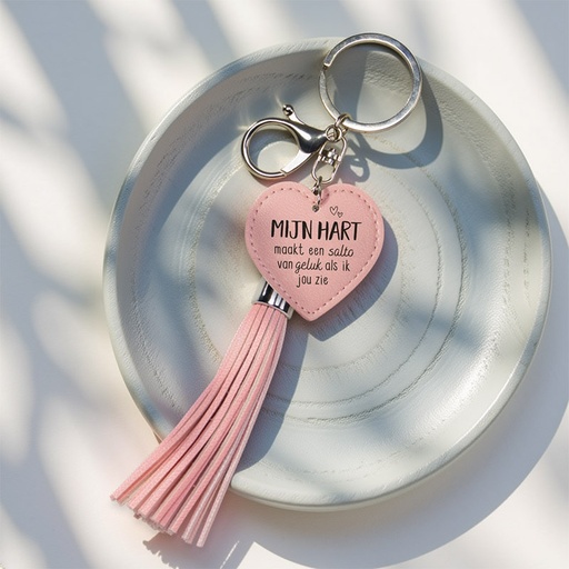 [00122035] TASSEL MIJN HART SLEUTELHANGER
