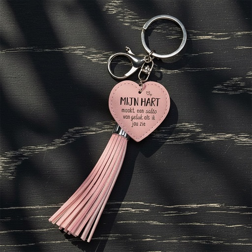[00122035] TASSEL MIJN HART SLEUTELHANGER