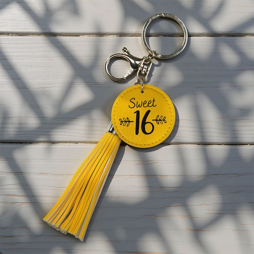 [00122041] TASSEL SWEET 16 SLEUTELHANGER