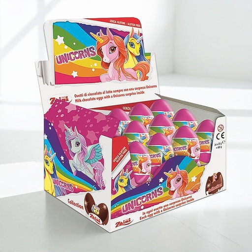 [C1105063] SURPRISE CHOCO EGGS UNICORN 24pcs